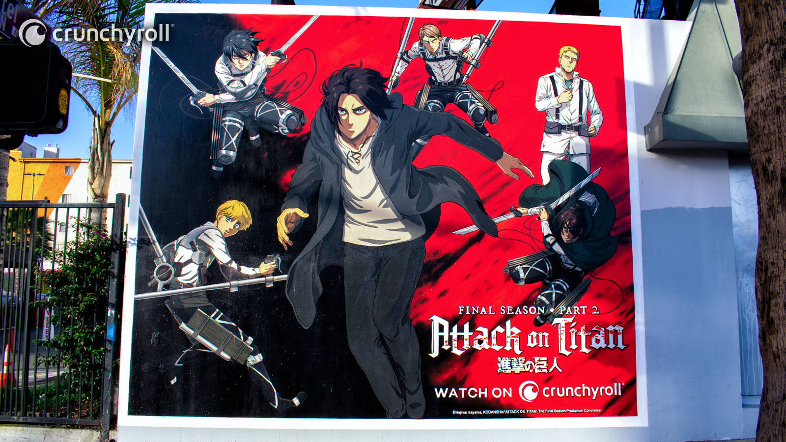 Attack on Titan LA wall
